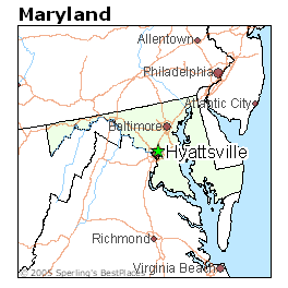 Map of Hyattsville